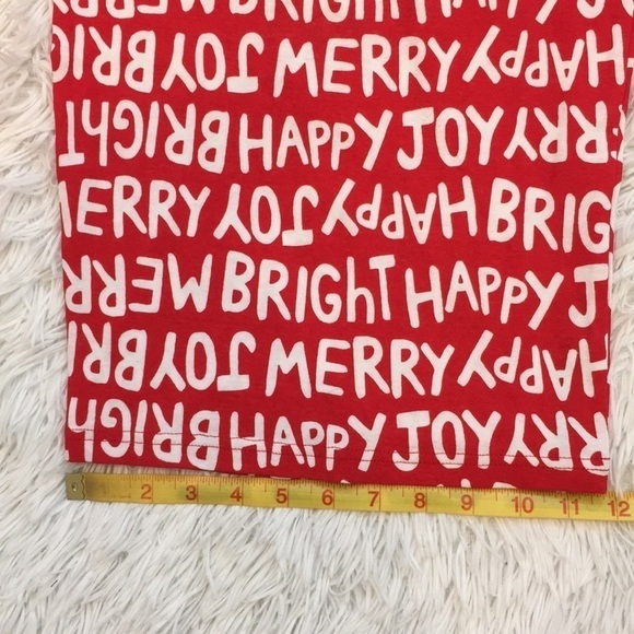 Carter's Infant & Toddler Girls Red Happy Merry Joy Christmas Pajamas 10/10 A - Picture 6 of 12
